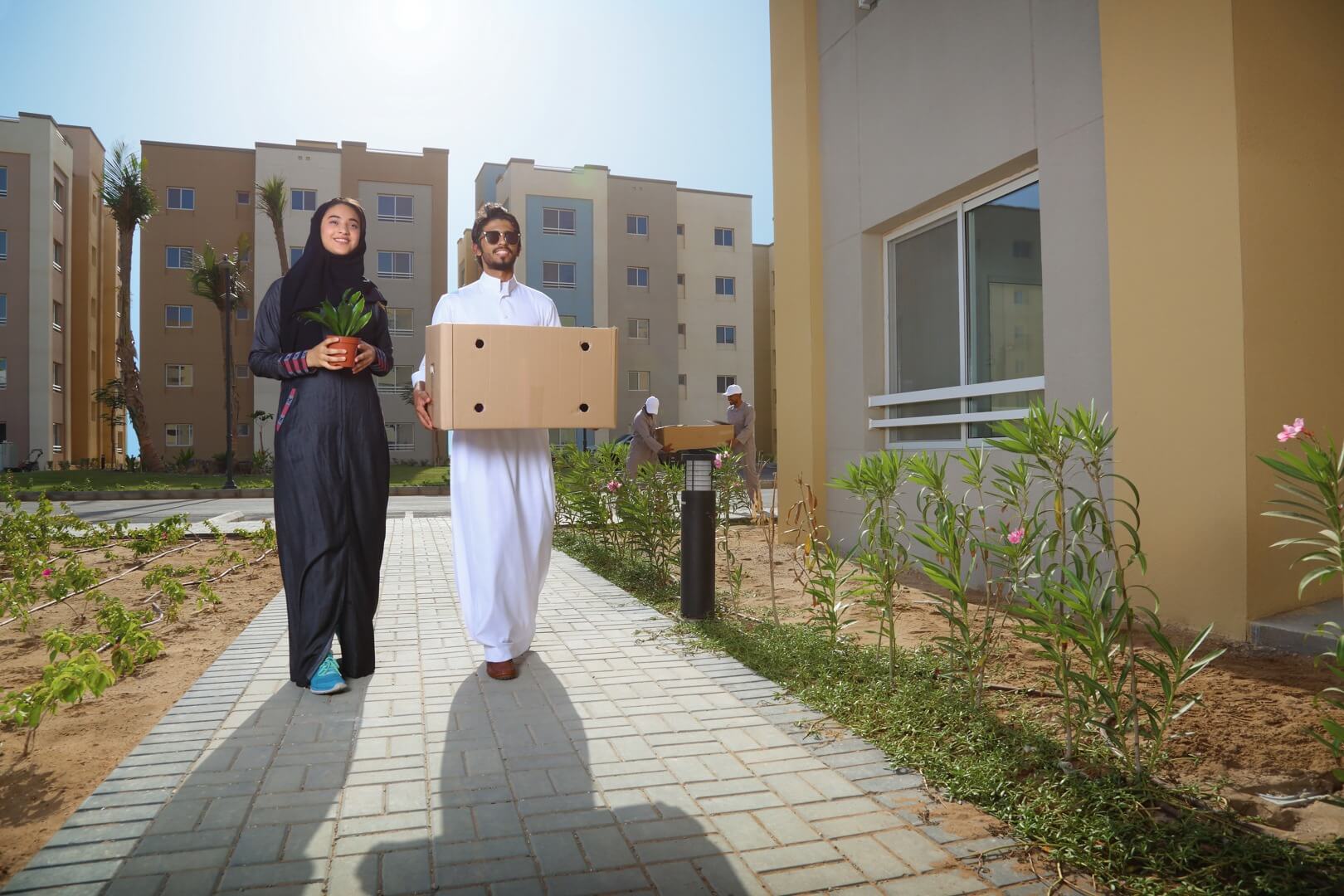 Al Shurooq apartments exterior - KAEC 