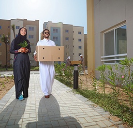 Al Shurooq apartments exterior - KAEC 