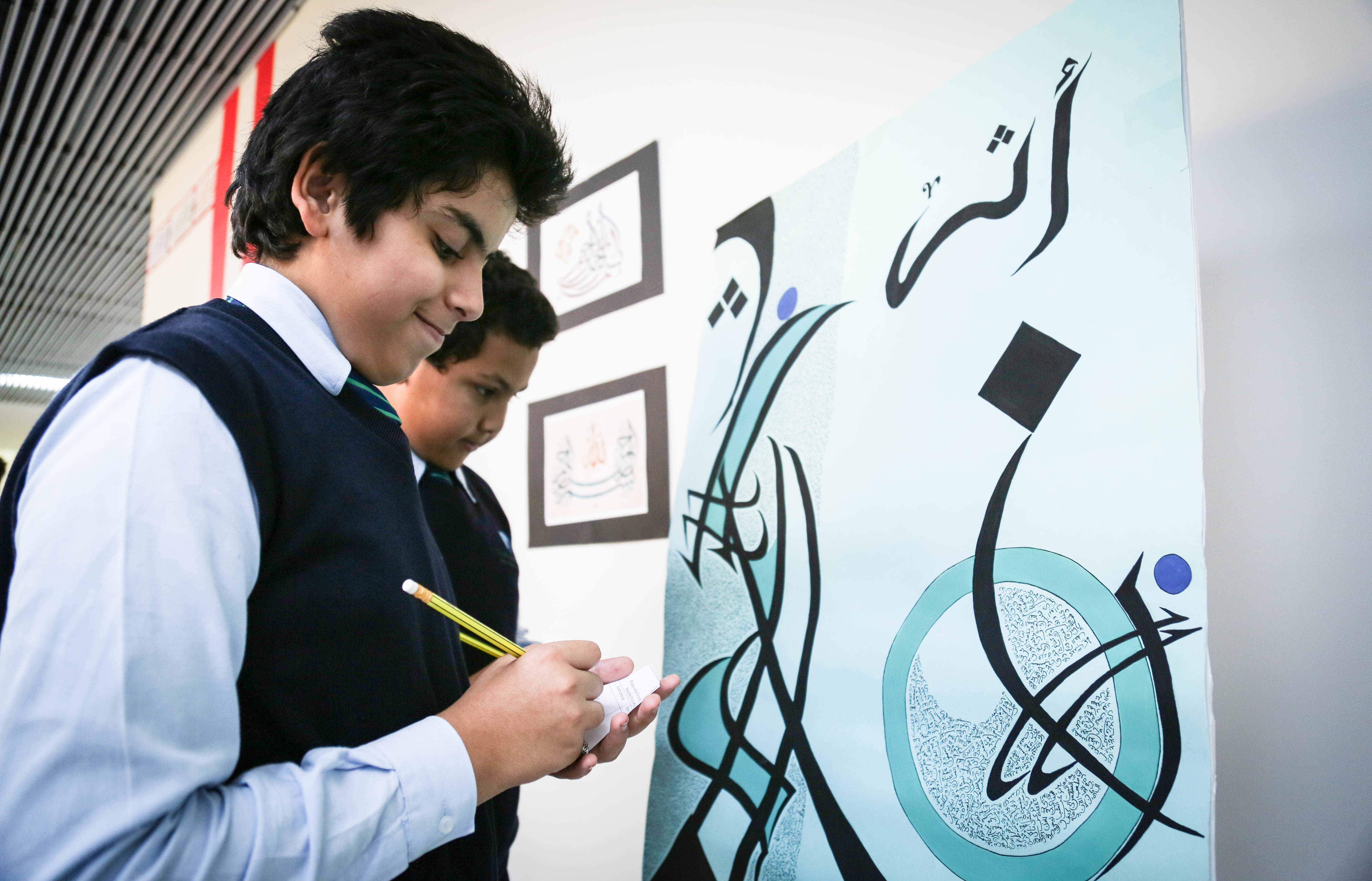 Kids Learning at The World Academy