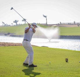 Player at KAEC Royal Greens Golf Club