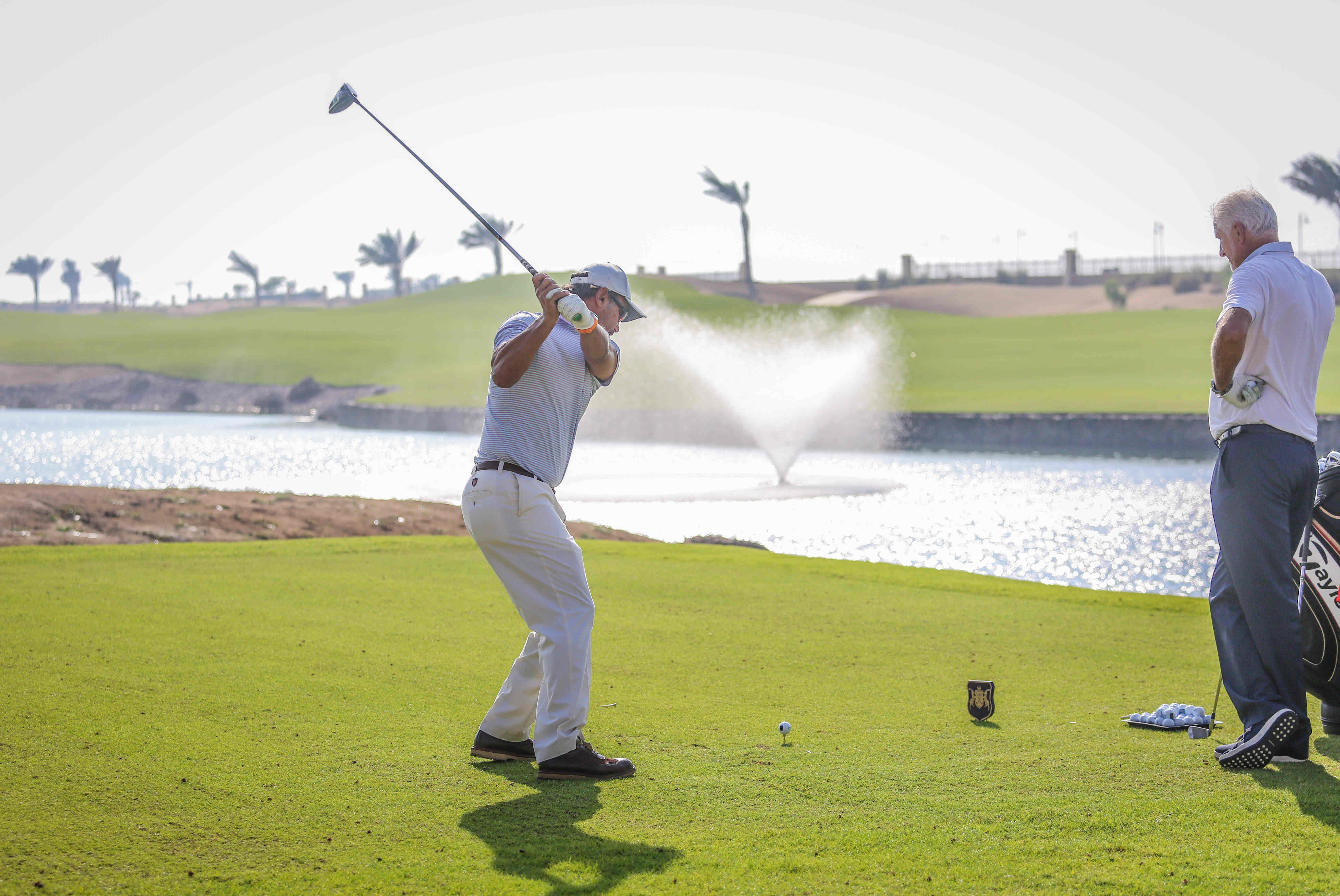 Player at KAEC Royal Greens Golf Club